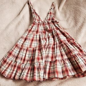SOLD Korean Gingham Summer Dress